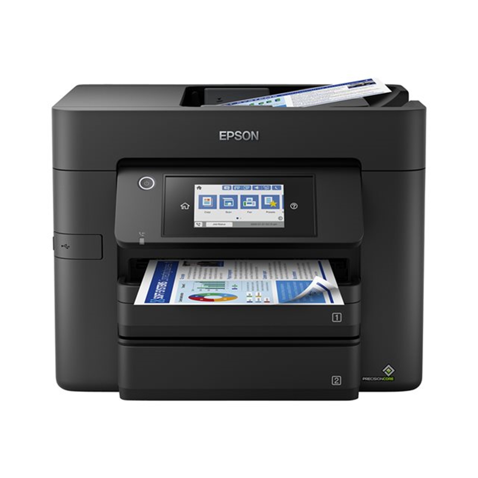 Epson WorkForce Pro WF-4830DTWF C11CJ05401 Inkjet Printer, A4, Wireless, Touchcreen, All-in-One inc Fax, Ethernet, Double Sided Print - Image 4