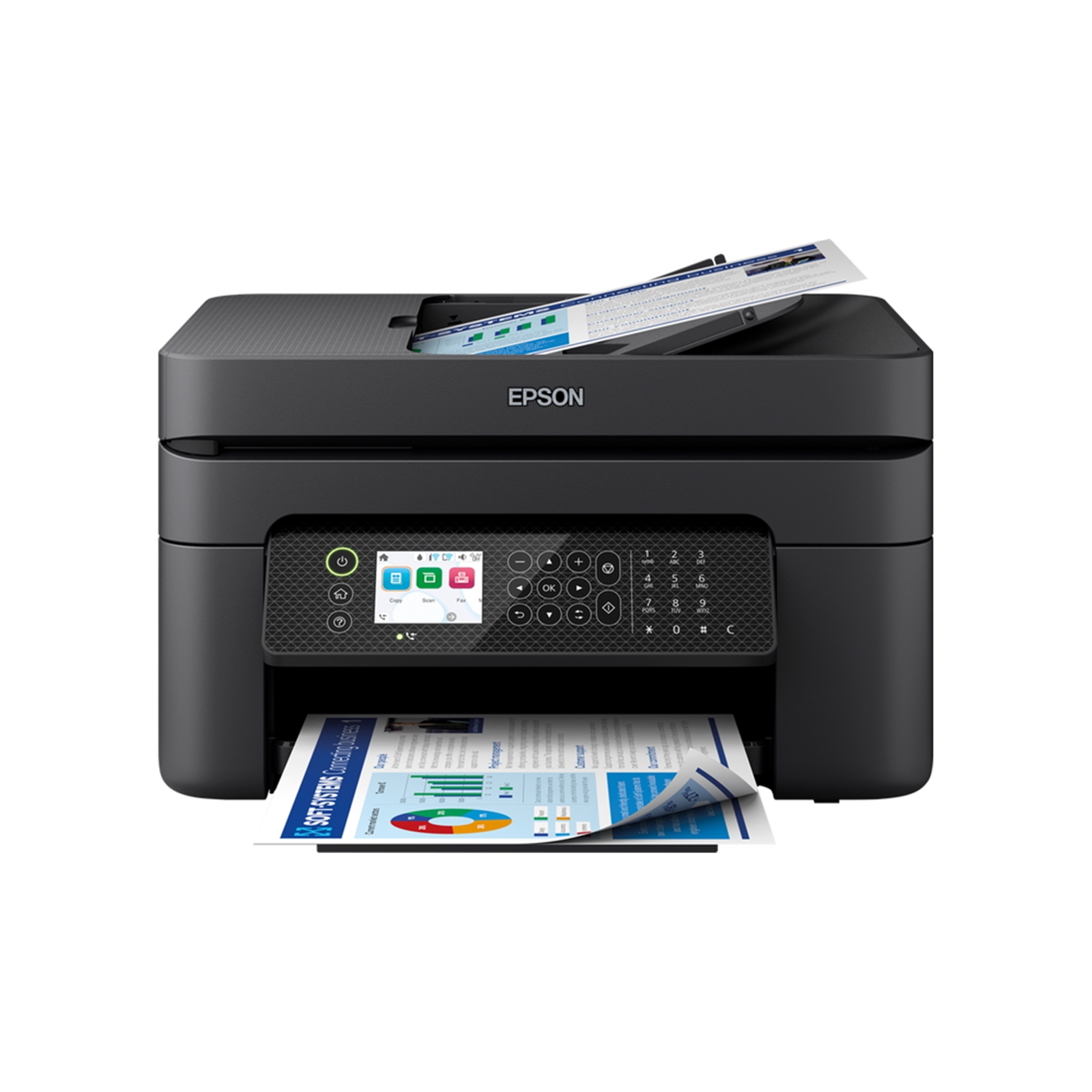 Epson WorkForce WF-2950DWF C11CK62401 InkJet Printer, Multifunction, A4, WiFi/USB, Fax, Duplex, LCD Touchscreen - Image 4