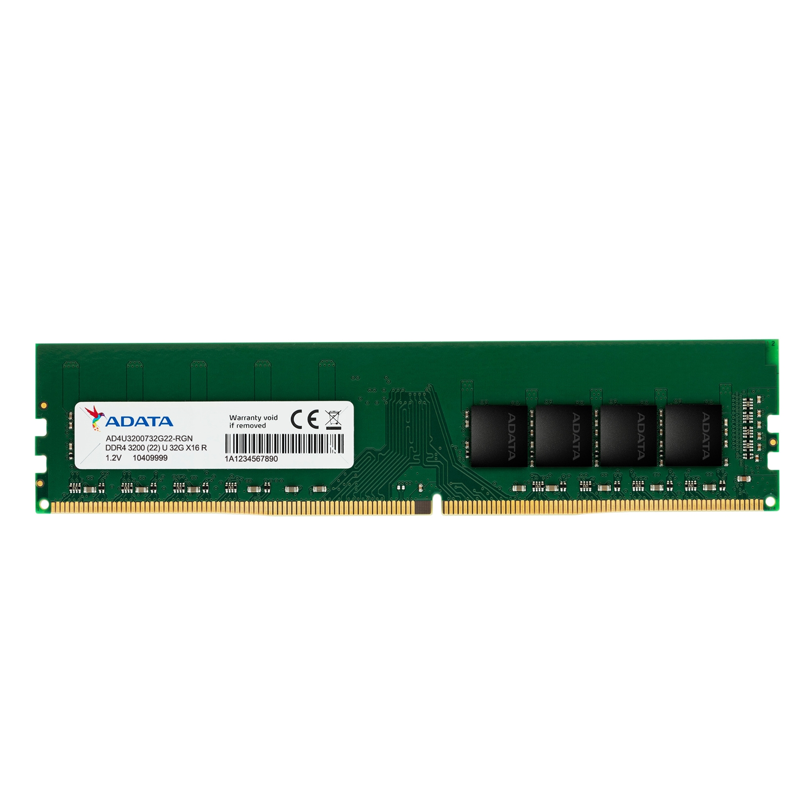 Adata Premier AD4U320032G22-SGN 32GB DIMM System Memory DDR4, 3200MHz, 1 x 32GB - Image 4