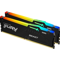 Kingston FURY Beast KF560C36BBE2AK2-32 RGB 32GB (2x16GB) System Memory, DDR5, 6000MHz, Black, 288 Pin, 1.35v, CL36, AMD EXPO Certified - Image 2
