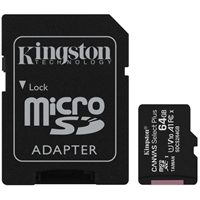 Kingston Canvas Select Plus 64GB Micro SD UHS-I (U1) Flash Card with Adapter - Image 2