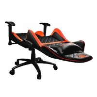 Cougar Armor One Gaming Chair with Reclining and Height Adjustment Black and Orange - Image 6