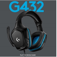 Logitech G432 Gaming Headset, 7.1 Virtual Surround Sound, Compatible with PC, Xbox, PS4, Switch or Mobile Device Via 3.5mm Connection or USB DAC, 50mm Audio Drivers, Enlarged 6mm Mic with Mute Feature - Image 6