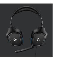 Logitech G432 Gaming Headset, 7.1 Virtual Surround Sound, Compatible with PC, Xbox, PS4, Switch or Mobile Device Via 3.5mm Connection or USB DAC, 50mm Audio Drivers, Enlarged 6mm Mic with Mute Feature - Image 7