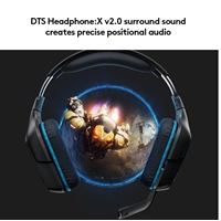 Logitech G432 Gaming Headset, 7.1 Virtual Surround Sound, Compatible with PC, Xbox, PS4, Switch or Mobile Device Via 3.5mm Connection or USB DAC, 50mm Audio Drivers, Enlarged 6mm Mic with Mute Feature - Image 8