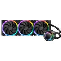 ANTEC Vortex 360 ARGB AiO Liquid CPU Cooler, Universal Socket, 360mm Radiator, PWM 2000RPM Fusion ARGB Cooling Fans, Addressable RGB LED Lighting with Suspended Spiral Pump Head Design - Image 5