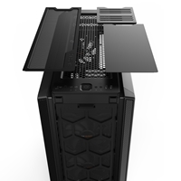 be quiet! Silent Base 802 Case, Black, Mid Tower, 2 x USB 3.2 Gen 1 Type-A / 1 x USB 3.2 Gen 2 Type-C, 10mm Front & Side Sound-Dampening Mats, 3 x Pure Wings 2 140mm Black PWM Fans Included, Interchangeable Top & Front Panels - Image 7