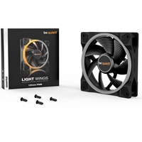be quiet! Light Wings PWM Addressable RGB Fan, 120mm, 1700RPM, 4-Pin PWM Fan & 3-Pin ARGB Connectors, Black Frame, Black Blades, ARGB Lighting on Front & Rear - Image 8