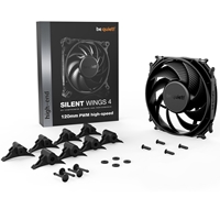 be quiet! Silent Wings 4 PWM High Speed Black Fan, 120mm, 2500RPM, 4-Pin PWM Fan Connector, Black Frame, Black Blades, Optimized Fan Blades for High End Performance, 2 Mounting Options - Image 7