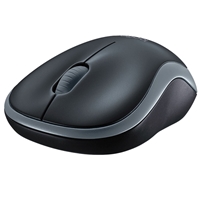 Logitech M185 Wireless Black & Grey Mouse - Image 6