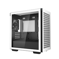 DeepCool CH370 WH, White, Mini Tower Chassis w/ Tempered Glass Window, 1x 120mm Fan, 2x USB 3.0, mATX/mITX - Image 5