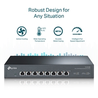 TP-Link TL-SX1008 8-Port Metal 10G Desktop/Rackmount Switch - Image 9