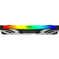 Kingston FURY Renegade KF564C32RSAK2-64 64GB (2x 32GB) DIMM System Memory, 6400MHz, DDR5, CL32, Silver, RGB, Intel XMP - Image 4