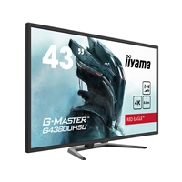 iiyama G-Master G4380UHSU-B1 Red Eagle 43 Inch 4K Gaming Monitor, Black, VA panel, 144hz, 0.4ms, FreeSync, HDMI, DisplayPort, USB Hub, Int PSU, Speakers, VESA - Image 4