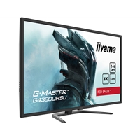 iiyama G-Master G4380UHSU-B1 Red Eagle 43 Inch 4K Gaming Monitor, Black, VA panel, 144hz, 0.4ms, FreeSync, HDMI, DisplayPort, USB Hub, Int PSU, Speakers, VESA - Image 5