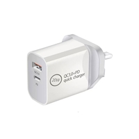 Prevo QC70 20W USB Type-C & USB Type-A Fast Charge Mains Charger with QC 3.0 for Laptops, Ultrabooks, Chromebooks, iPads, MacBooks, Smartphones, Tablets, Mobile Devices, Action Cameras, DSLRs - Image 7