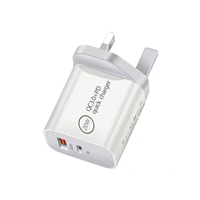 Prevo QC70 20W USB Type-C & USB Type-A Fast Charge Mains Charger with QC 3.0 for Laptops, Ultrabooks, Chromebooks, iPads, MacBooks, Smartphones, Tablets, Mobile Devices, Action Cameras, DSLRs - Image 8