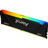 Kingston FURY Beast KF432C16BB2A/8 8GB (1x 8GB) DIMM System Memory, 3200MHz, DDR4, CL16, Black, RGB, Intel XMP - Image 4