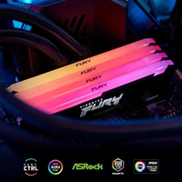 Kingston FURY Beast KF432C16BB2A/8 8GB (1x 8GB) DIMM System Memory, 3200MHz, DDR4, CL16, Black, RGB, Intel XMP - Image 7