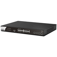 DrayTek VSPQ2200XB-K VigorSwitch PQ2200xb 16 Port 2.5 GbE POE+ Managed Layer 2+ Switch with 4x POE++ Ports and 4x 10GbE SFP+ Ports - Image 7