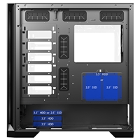 CRONUS Phanes Gaming PC Case, Full Tower with Tempered Glass, ARGB Lighting, Enhanced Connectivity, and Superior Airflow, ATX, Micro ATX, Mini-ITX, and E-ATX - Image 6