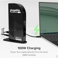 Plugable UD-3900C4 Quad Monitor 96W USB-C PD DisplayLink Certified Docking Station - Image 7