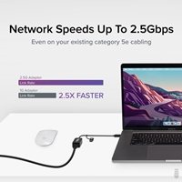 Plugable USBC-E2500 USB-A/USB-C to 2.5GbE Gigabit Ethernet Adapter - Image 6