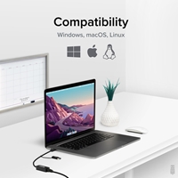 Plugable USBC-E2500 USB-A/USB-C to 2.5GbE Gigabit Ethernet Adapter - Image 8