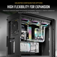 ANTEC P20CE Case, E-ATX Gaming, Black, Mid Tower, 2 x USB 3.0 / Type-C 3.2 Gen 2 x 1, E-ATX, ATX, Micro-ATX, ITX - Image 7