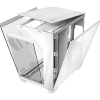 Antec Constellation C8 Aluminum White - Premium Full-View PC Case with Vertical Cooling, Dual Chamber Design, and Extensive Radiator Support - Image 6