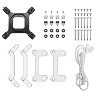 DeepCool Mystique 360 WH ARGB Liquid CPU Cooler with 2.83" TFT LCD Display, 360mm Radiator, Addressable RGB Fans, Hydro Bearing, and Wide Compatibility for Intel & AMD Sockets - Image 8