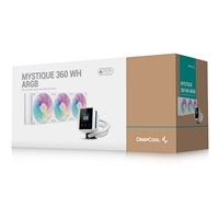 DeepCool Mystique 360 WH ARGB Liquid CPU Cooler with 2.83" TFT LCD Display, 360mm Radiator, Addressable RGB Fans, Hydro Bearing, and Wide Compatibility for Intel & AMD Sockets - Image 9