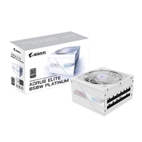 Gigabyte AORUS ELITE ICE 850W White PSU - Fully Modular, 80 PLUS Platinum, ATX 3.1, PCIe 5.0 Ready, 12VHPWR, Silent 120mm FDB Fan, 10-Year Warranty - Image 9