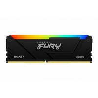 Kingston FURY Beast KF436C18BB2AK2/64 64GB (2x 32GB) DIMM System Memory, 3600MHz, DDR4, CL18, Black, RGB, Intel XMP - Image 4