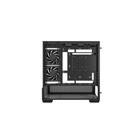 DeepCool CG380 3F Micro-ATX Gaming Case Black Panoramic Tempered Glass Side Panel, Mesh Airflow Front, 3 Pre-Installed ARGB Fans, USB-C & USB-A Front I/O, Spacious SFF/mATX/ITX Build Support - Image 7