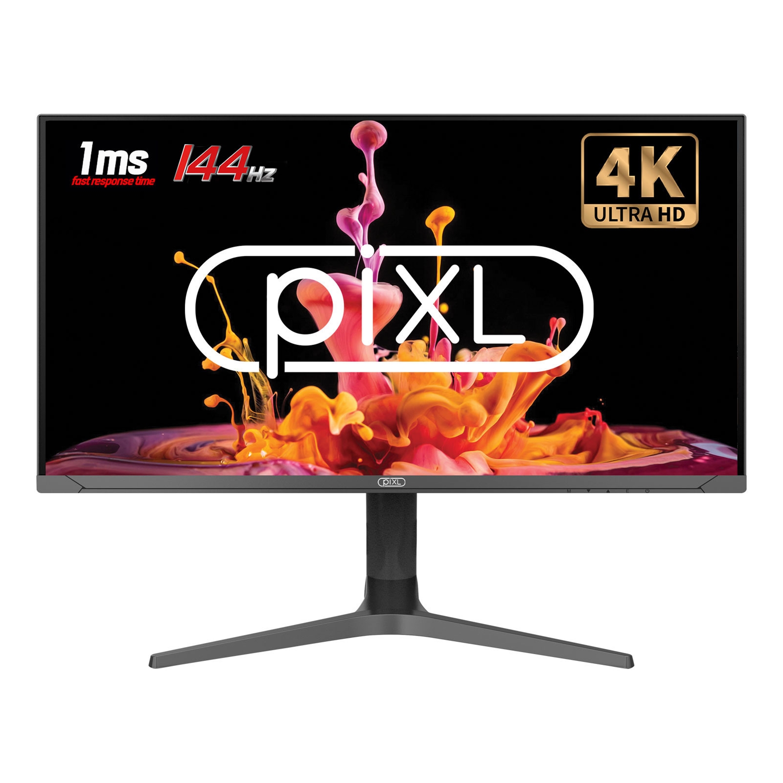 piXL CM32G7 32 Inch 144Hz 4K Widescreen IPS Gaming Monitor with AMD FreeSync & Nvidia G-Sync, 3840 x 2160 Resolution, 1ms Response Time, 144Hz Refresh Rate, HDMI, DisplayPort, USB-C, USB-A, RGB Lighting, VESA Mount & Height Adjust - Image 3