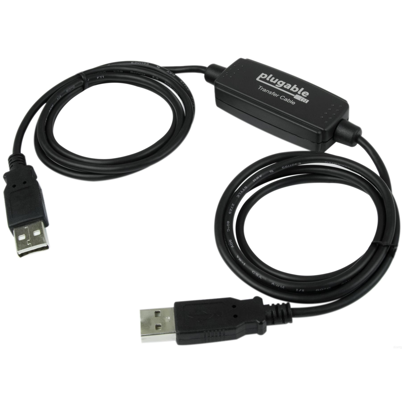 Plugable USB-EASY-TRAN Windows XP/Vista/7/8/8.1/10/11 PC to PC Transfer Cable - Image 4