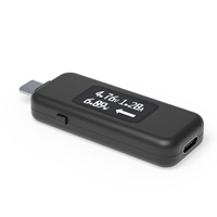 Plugable USBC-VAMETER3 Pass-Through USB-C VA Meter for High Power Devices