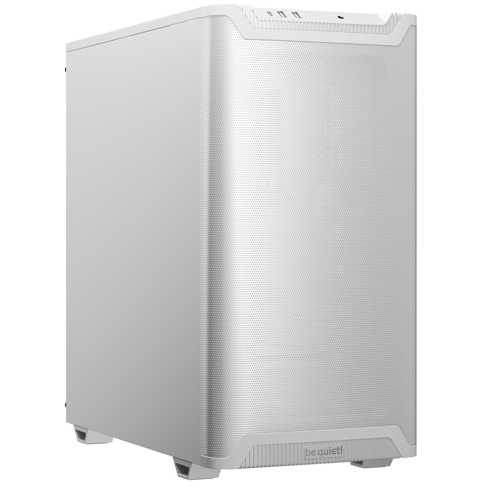 be quiet! Pure Base 501 Airflow White ATX Mid Tower Case with USB-A, USB-C, 2 x Pure Wings 2 140mm Black PWM Fans, Sleek Front Panel and Airflow Cover - Image 4
