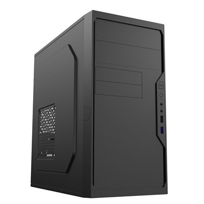 CiT Work Micro-ATX PC Case with USB 3.0, HD Audio, and Efficient Cooling. Compact Steel Design for Home and Office Builds - Image 2