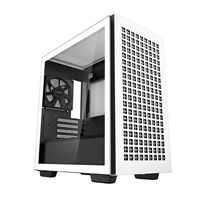DeepCool CH370 WH, White, Mini Tower Chassis w/ Tempered Glass Window, 1x 120mm Fan, 2x USB 3.0, mATX/mITX - Image 2