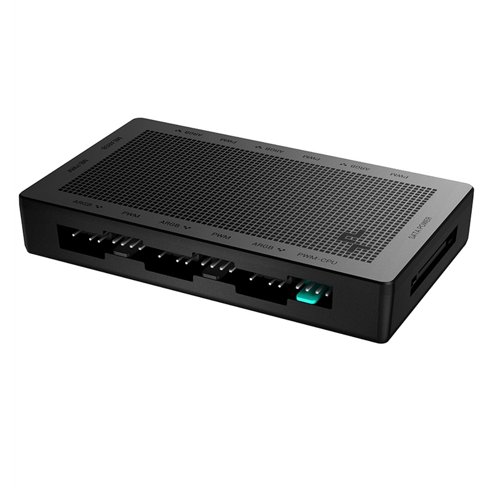 DeepCool SC790 2-in-1 Addressable RGB & PWM Fan Hub, 6-Port, Connect up to 6 PWM ARGB 3-Pin Fans Simultaneously While Occupying Minimal Motherboard Headers, Magnetic for Easy Installation - Image 4