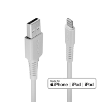 Lindy 31327 2m USB-A (M) 2.0 To Lightening (M) MFi Certified 480Mbps Cable - White - Image 3