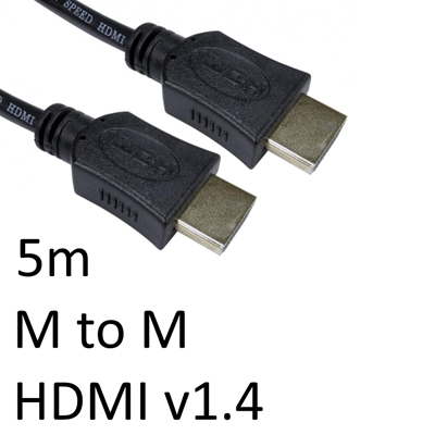 HDMI 1.4 (M) to HDMI 1.4 (M) 5m Black OEM Display Cable - Image 3