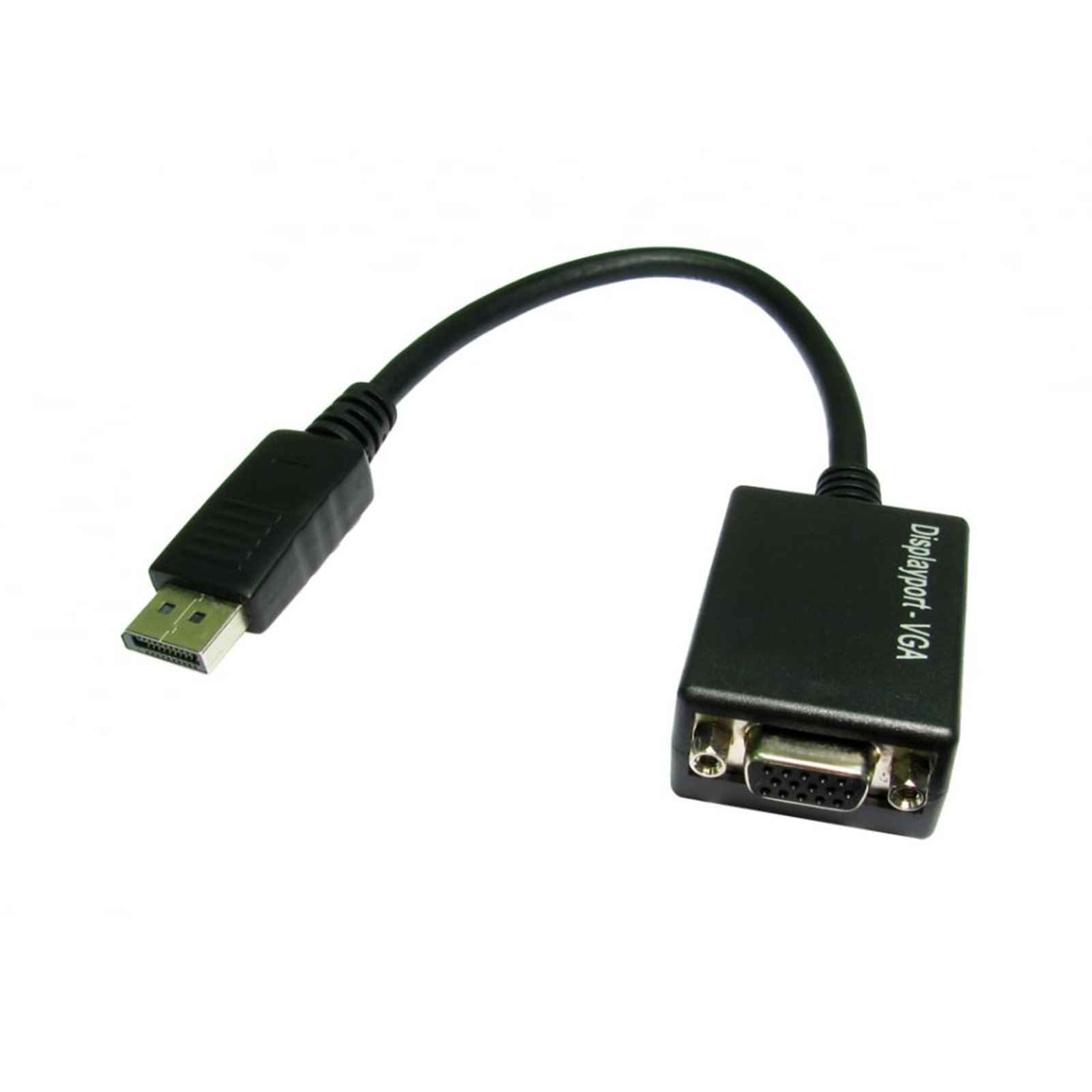 TARGET HDHDPORT-VGACAB Converter Adapter, DisplayPort 1.2 (M) to VGA (F), 0.15m Cabled Adapter, Black, 2048x1152 Max Resolution Support, Supports up 1080p at 50/60hz - Image 4