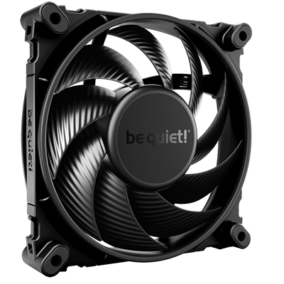 be quiet! Silent Wings 4 PWM High Speed Black Fan, 120mm, 2500RPM, 4-Pin PWM Fan Connector, Black Frame, Black Blades, Optimized Fan Blades for High End Performance, 2 Mounting Options - Image 3