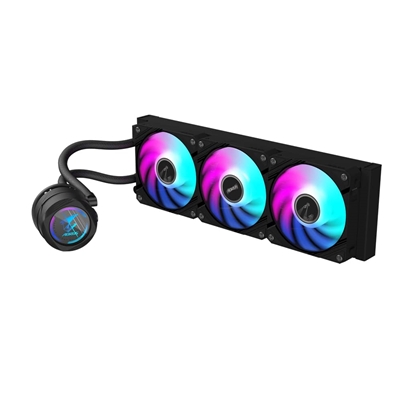 Gigabyte Aorus Waterforce II 360 AIO Liquid Cooler, 360mm Radiator with 3x ARGB Fans, Intel/AMD Compatible, 330* Rotatable Block, Advanced Cooling - Image 3