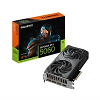 Gigabyte NVIDIA GeForce RTX 5060 WINDFORCE OC 8GB GDDR7 Graphics Card, 3840 CUDA Cores, 2512MHz Core Clock, Dual Fan, 3x DisplayPorts / 1x HDMI Ports
