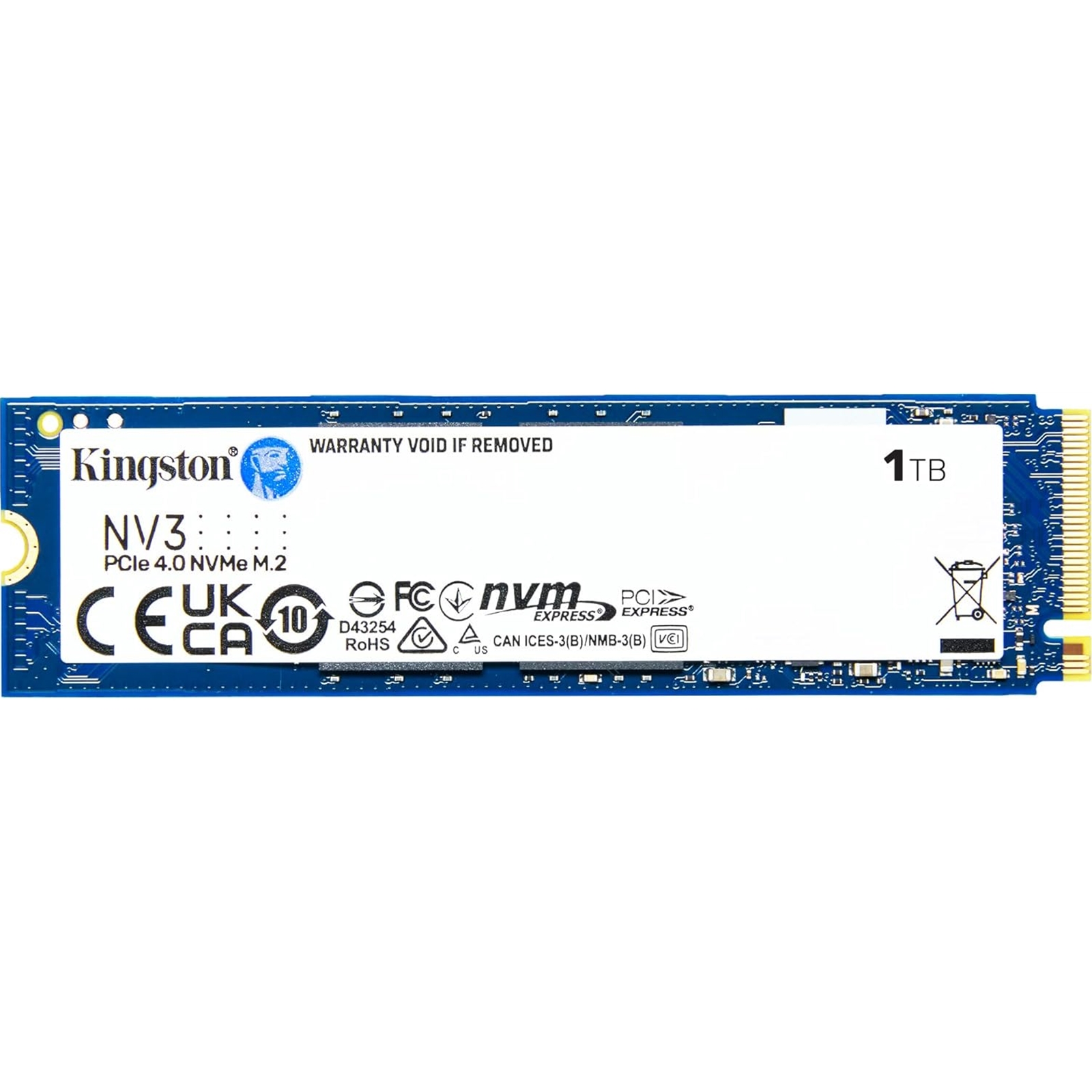 Kingston NV3 (SNV3S/1000G) 1TB NVMe SSD, M.2 Interface, PCIe Gen4, 2280, Read 6000 MB/s, Write 4000 MB/s, 3 Year Warranty - Image 4