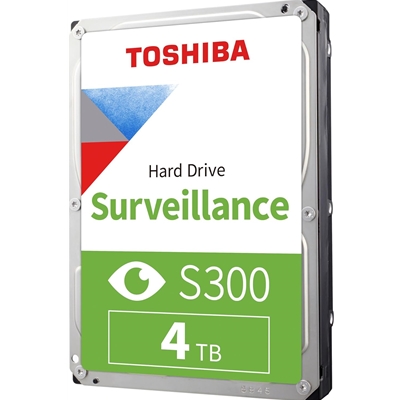 Toshiba S300 HDWT840UZSVA 4TB SATA III 3.5" 5400RPM Surveillance Internal Hard Drive - Image 2